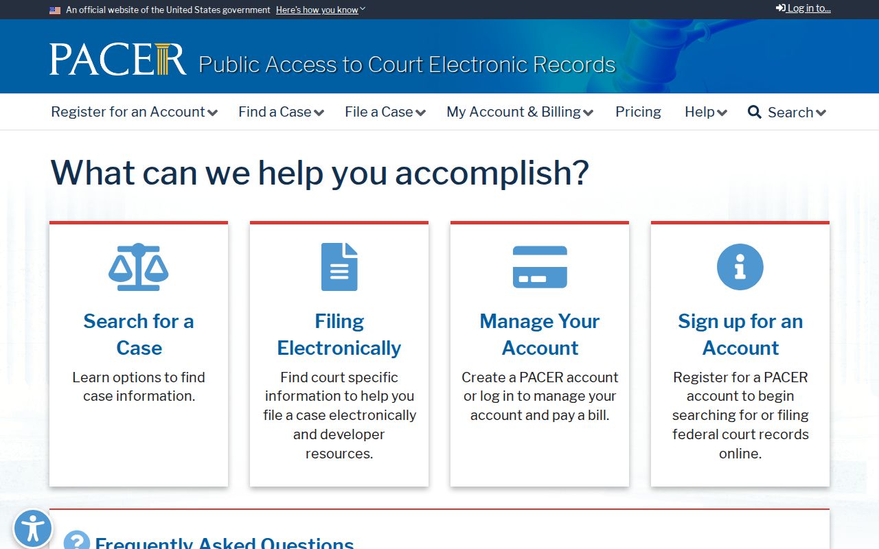 Thomas County criminal court cases federal PACER portal