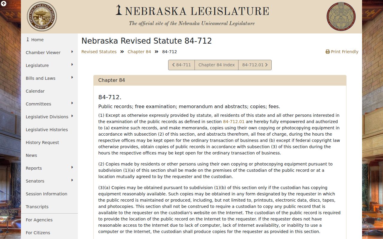 Thomas County criminal court cases Nebraska public records statute